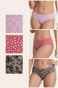 Zivame Regular Rise Full Coverage Hipster Panty (Pack of 3) - Multicolor — thumbnail 2